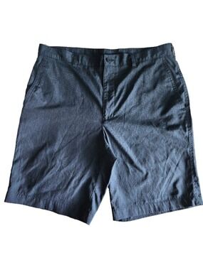 Ben Hogan Performance Golf Shorts Men's 36 Blue Flat Front Outdoor Casual Pocket